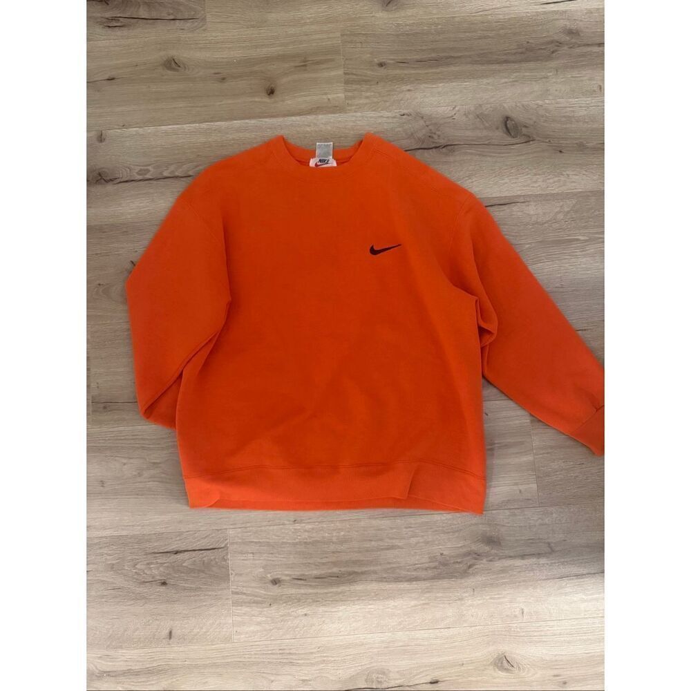 XL orange Nike crewneck sweater